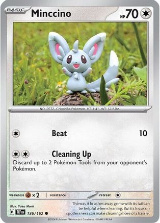 Minccino 136/162 - SV05 Temporal Forces - for just $0.06! 