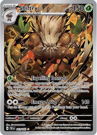 Shiftry 163/162 - SV05 Temporal Forces Holofoil - for just $4.98! 