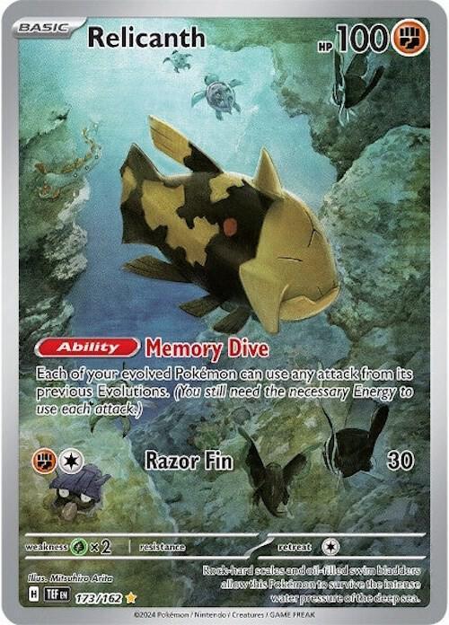 Relicanth (173/162) [Scarlet & Violet: Temporal Forces] - for just $4! 