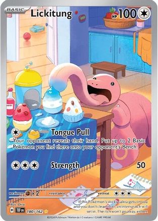 Lickitung 180/162 - SV05 Temporal Forces Holofoil - for just $10.97! 