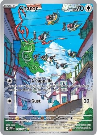 Chatot 181/162 - SV05 Temporal Forces Holofoil - for just $4! 
