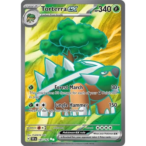 Torterra ex (185/162) [Scarlet & Violet: Temporal Forces] - Just $1.25! Shop now at Retro Gaming of Denver