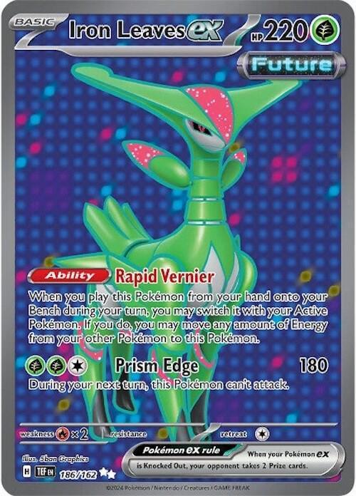 Iron Leaves ex (186/162) [Scarlet & Violet: Temporal Forces] - for just $0.75! 