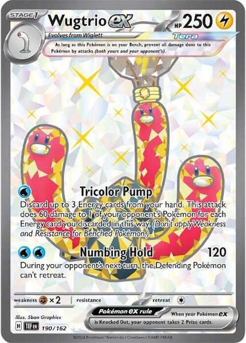 Wugtrio ex (190/162) [Scarlet & Violet: Temporal Forces] - for just $0.60! 