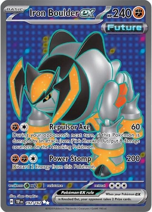 Iron Boulder ex (192/162) [Scarlet & Violet: Temporal Forces] - for just $0.65! 