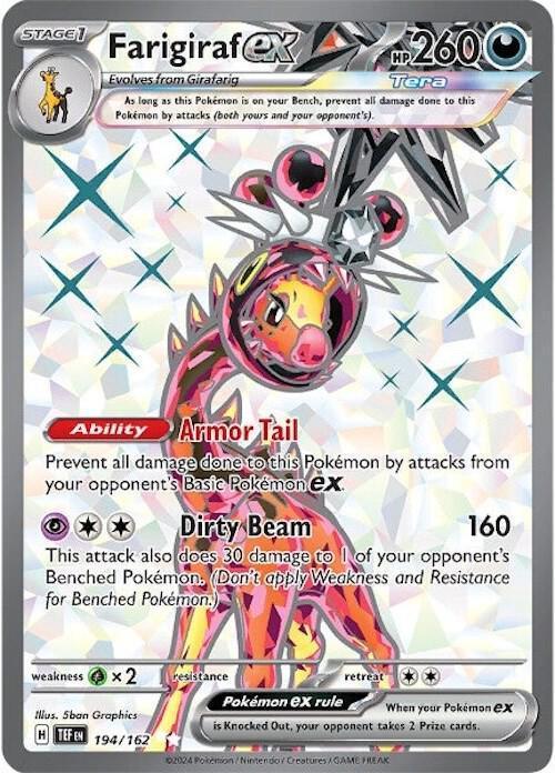 Farigiraf ex (194/162) [Scarlet & Violet: Temporal Forces] - for just $0.85! 