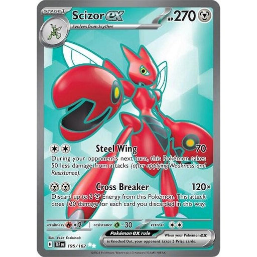 Scizor ex (195/162) [Scarlet & Violet: Temporal Forces] - Just $1.35! Shop now at Retro Gaming of Denver