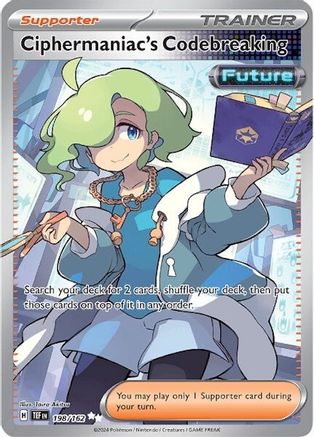Ciphermaniac's Codebreaking 198/162 - SV05 Temporal Forces Holofoil - for just $1.60! 