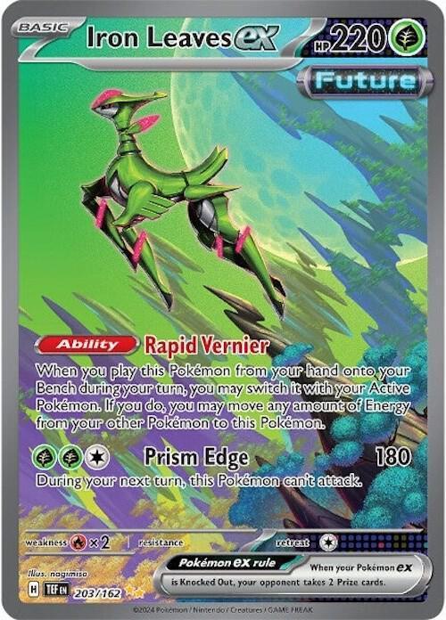 Iron Leaves ex (203/162) [Scarlet & Violet: Temporal Forces] - for just $12.40! 