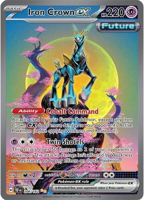 Iron Crown ex (206/162) [Scarlet & Violet: Temporal Forces] - for just $23.60! 