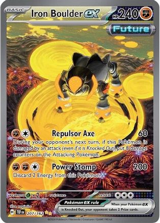 Iron Boulder ex 207/162 - SV05 Temporal Forces Holofoil - for just $9.99! 