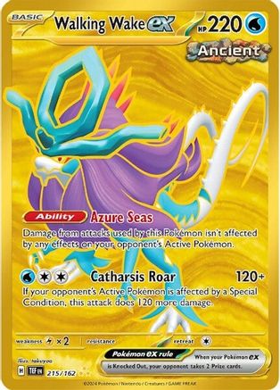 Walking Wake ex 215/162 - SV05 Temporal Forces Holofoil - for just $4.50! 