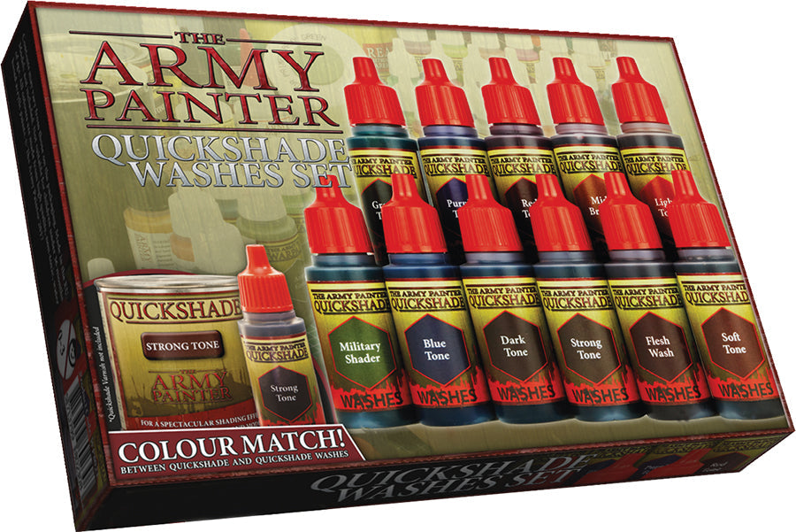 Army Painter Warpaints: Quickshade Washes Set - for just $41.99! 