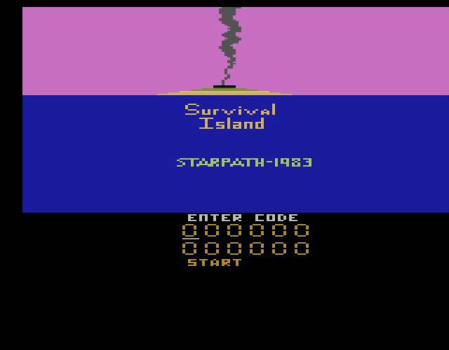 Survival Island (Atari 2600) - for just $0! 