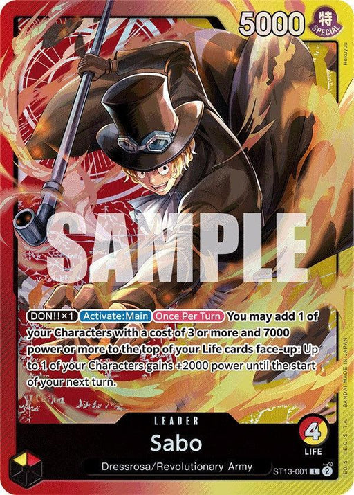 Sabo [Ultra Deck: The Three Brothers] - for just $0.85! 