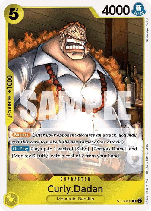Curly.Dadan [Ultra Deck: The Three Brothers] - for just $0.10! 