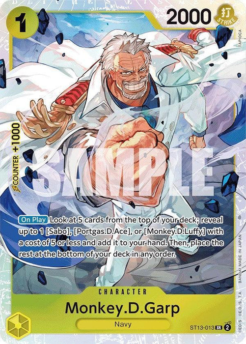 Monkey.D.Garp [Ultra Deck: The Three Brothers] - for just $0.70! 