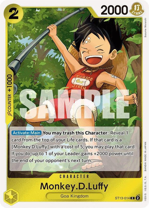 Monkey.D.Luffy [Ultra Deck: The Three Brothers] - for just $0.15! 