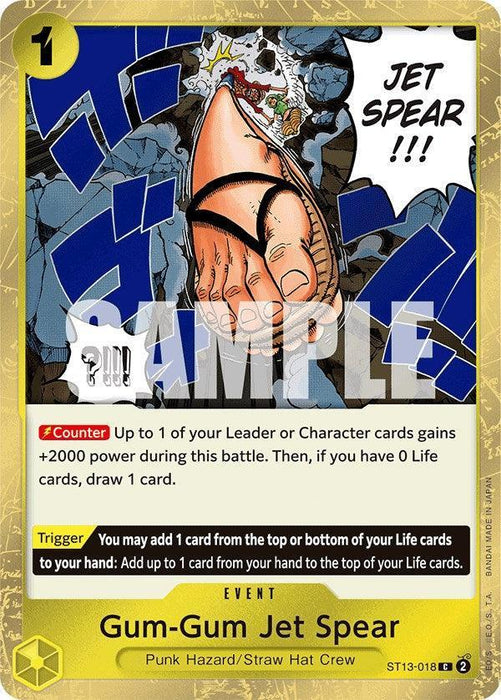 Gum-Gum Jet Spear [Ultra Deck: The Three Brothers] - for just $0.10! 