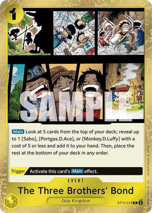 The Three Brothers' Bond [Ultra Deck: The Three Brothers] - for just $0.10! 