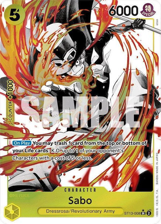 Sabo (Parallel) [Ultra Deck: The Three Brothers] - for just $2.65! 