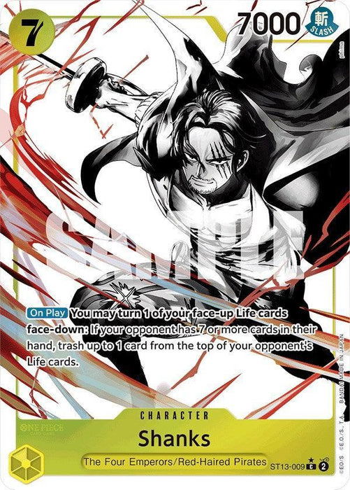 Shanks (Parallel) [Ultra Deck: The Three Brothers] - for just $1.20! 