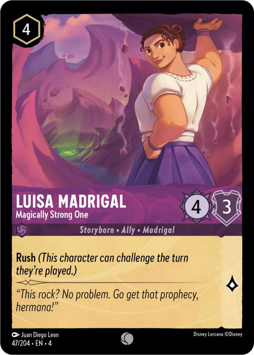 Luisa Madrigal - Magically Strong One (47/204) [Ursula's Return] - Just $0.03! Shop now at Retro Gaming of Denver