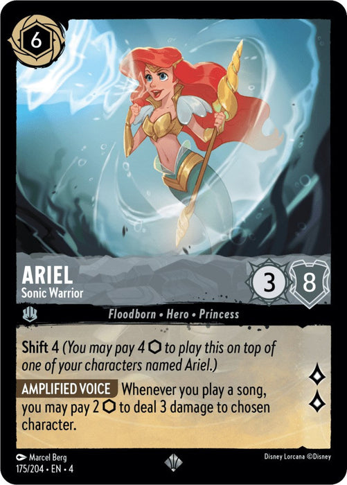 Ariel - Sonic Warrior (175/204) [Ursula's Return] - Just $0.20! Shop now at Retro Gaming of Denver