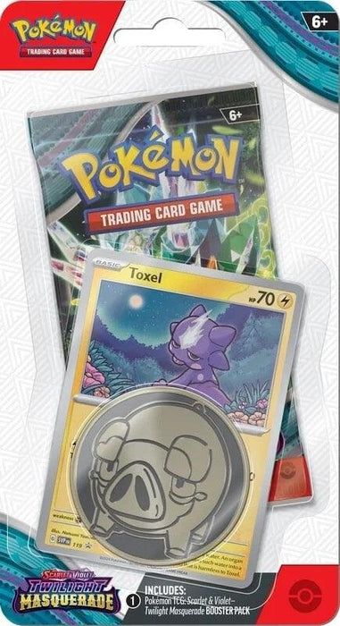 Scarlet & Violet: Twilight Masquerade - Single Pack Blister (Toxel) - for just $7.95! 