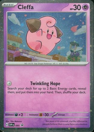 Cleffa 095 - SV Scarlet & Violet Promo Cards Holofoil - for just $0.49! 