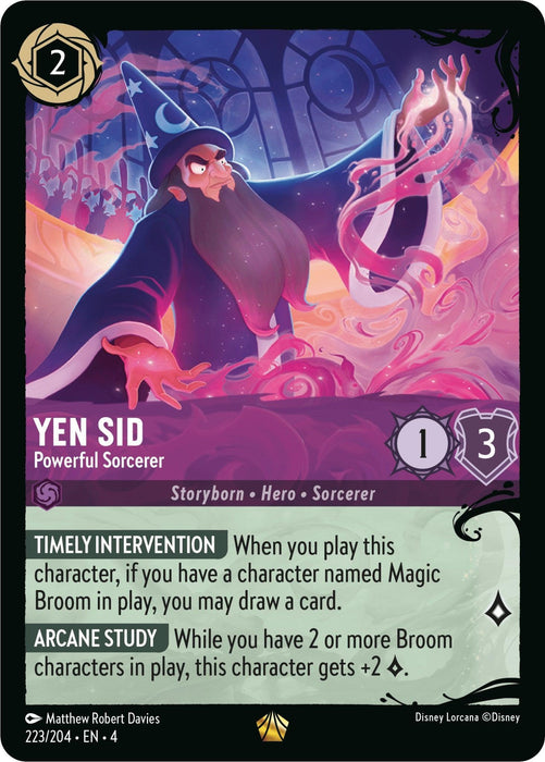 Yen Sid - Powerful Sorcerer (223/204) (223/204) [Ursula's Return] - for just $1.25! 