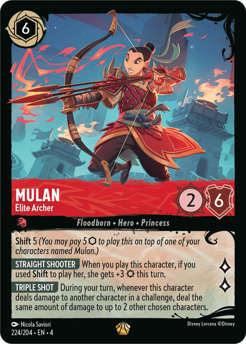 Mulan - Elite Archer (224/204) (244/204) [Ursula's Return] - for just $2! 