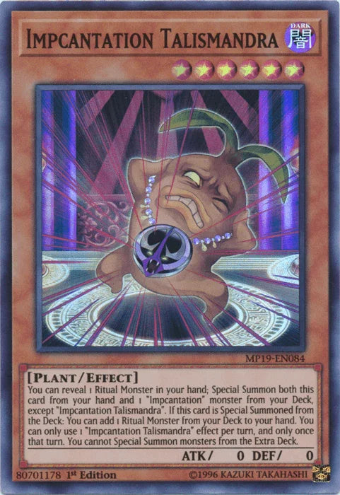 Impcantation Talismandra [MP19-EN084] Super Rare - for just $0.15! 