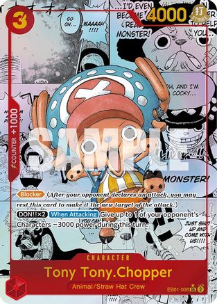 Tony Tony.Chopper (Alternate Art) (Manga) (EB01-006) - Extra Booster: Memorial Collection Foil - for just $1285.90! 