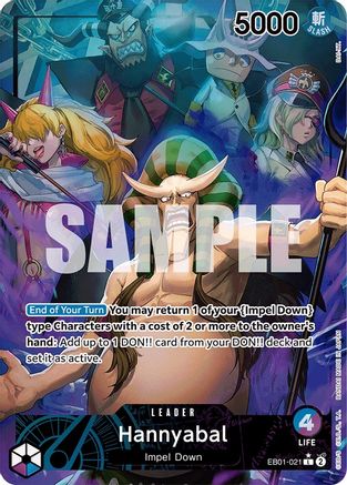Hannyabal (Alternate Art) (EB01-021) - Extra Booster: Memorial Collection Foil - for just $9.25! 