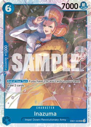 Inazuma (EB01-022) - Extra Booster: Memorial Collection Foil - for just $1.95! 