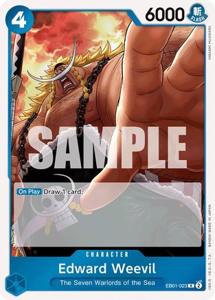Edward Weevil (EB01-023) - Extra Booster: Memorial Collection Foil - for just $2.20! 