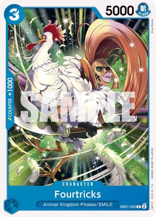 Fourtricks (EB01-025) - Extra Booster: Memorial Collection - for just $0.05! 