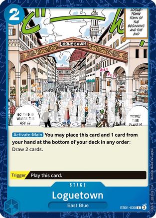 Loguetown (EB01-030) - Extra Booster: Memorial Collection - for just $0.05! 
