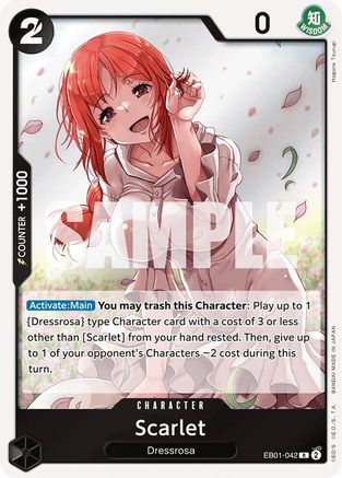 Scarlet (EB01-042) - Extra Booster: Memorial Collection Foil - for just $0.13! 