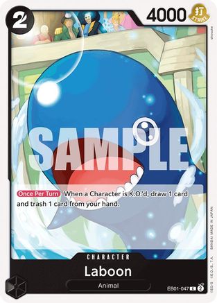 Laboon (047) (EB01-047) - Extra Booster: Memorial Collection - for just $0.08! 