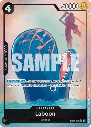 Laboon (048) (Alternate Art) (EB01-048) - Extra Booster: Memorial Collection Foil - for just $41.20! 