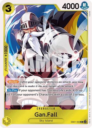 Gan.Fall (EB01-054) - Extra Booster: Memorial Collection Foil - for just $0.08! 