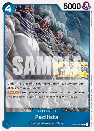 Pacifista (Judge Pack Vol. 3) (OP01-075) - One Piece Promotion Cards Foil - for just $0.23! 