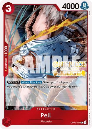 Pell (Judge Pack Vol. 3) (OP05-014) - One Piece Promotion Cards Foil - for just $0.18! 