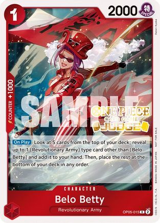Belo Betty (Judge Pack Vol. 3) (OP05-015) - One Piece Promotion Cards Foil - for just $0.68! 
