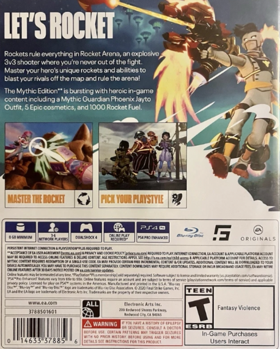 Rocket Arena – PlayStation 4 (PS4) - for just $3.99! 