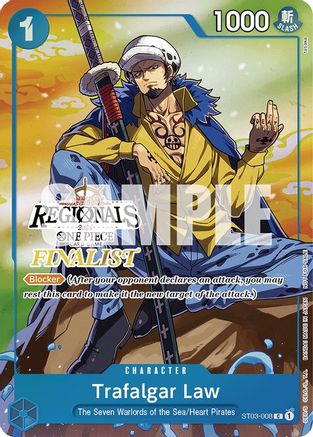 Trafalgar Law (Offline Regional 2024 Vol. 2) [Finalist] (ST03-008) - One Piece Promotion Cards Foil - for just $31.68! 