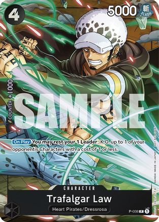 Trafalgar Law (Event Pack Vol. 4) (P-038) - One Piece Promotion Cards Foil - for just $1.13! 