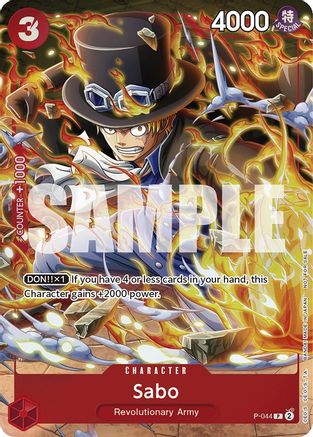 Sabo (Event Pack Vol. 4) (P-044) - One Piece Promotion Cards Foil - for just $0.73! 